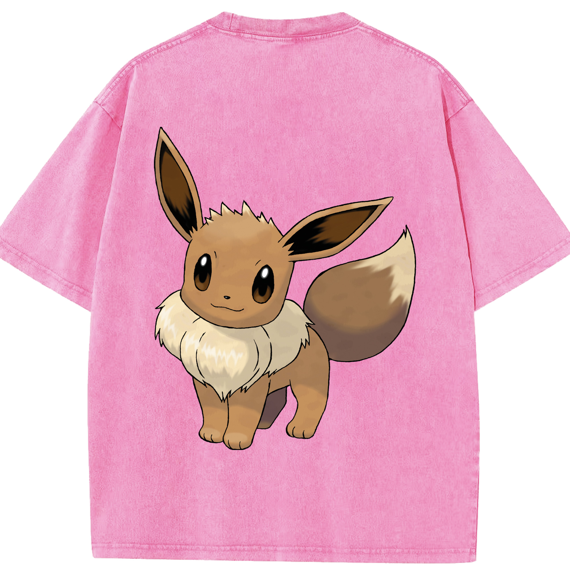 （画像用） ポケットモンスター Pokémon 綿100% ヴィンテージ風 半袖Tシャツ（背面プリント）